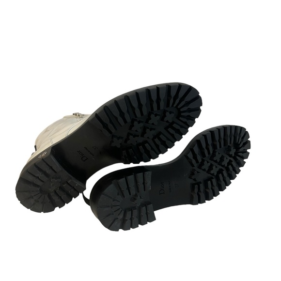 Dior white Rebelle boots - Picture 3 of 8